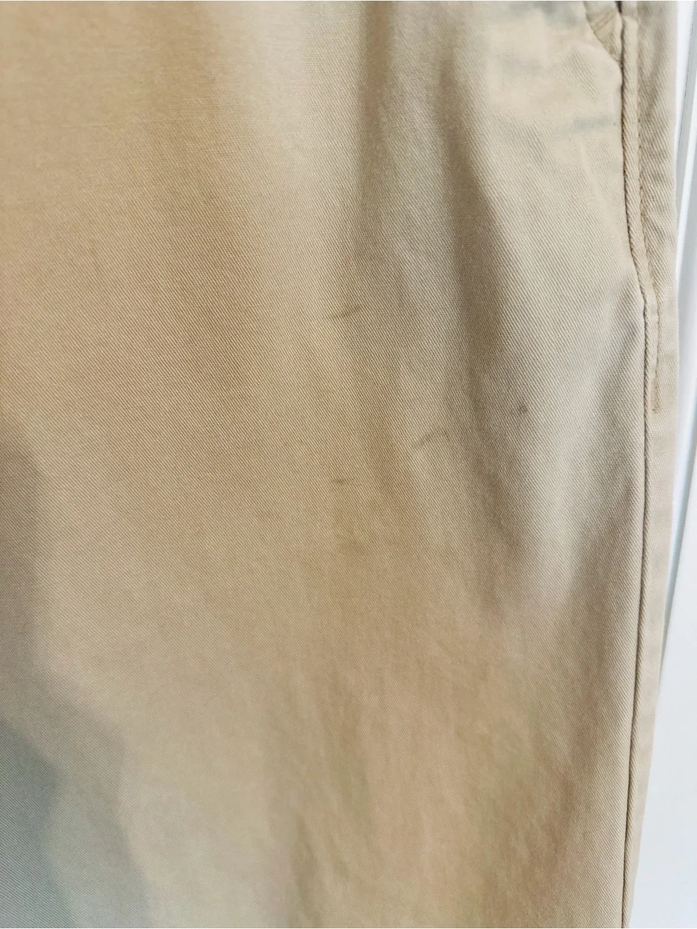 Old Navy Broken-In Straight Men’s Chino Pants 34x30 Light Khaki Flat Front